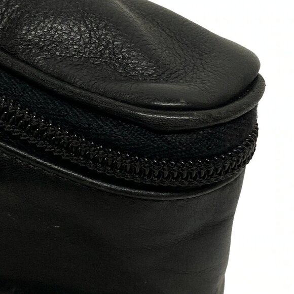 Auth miumiu - Black Leather Bum Bag - Picture 4 of 16